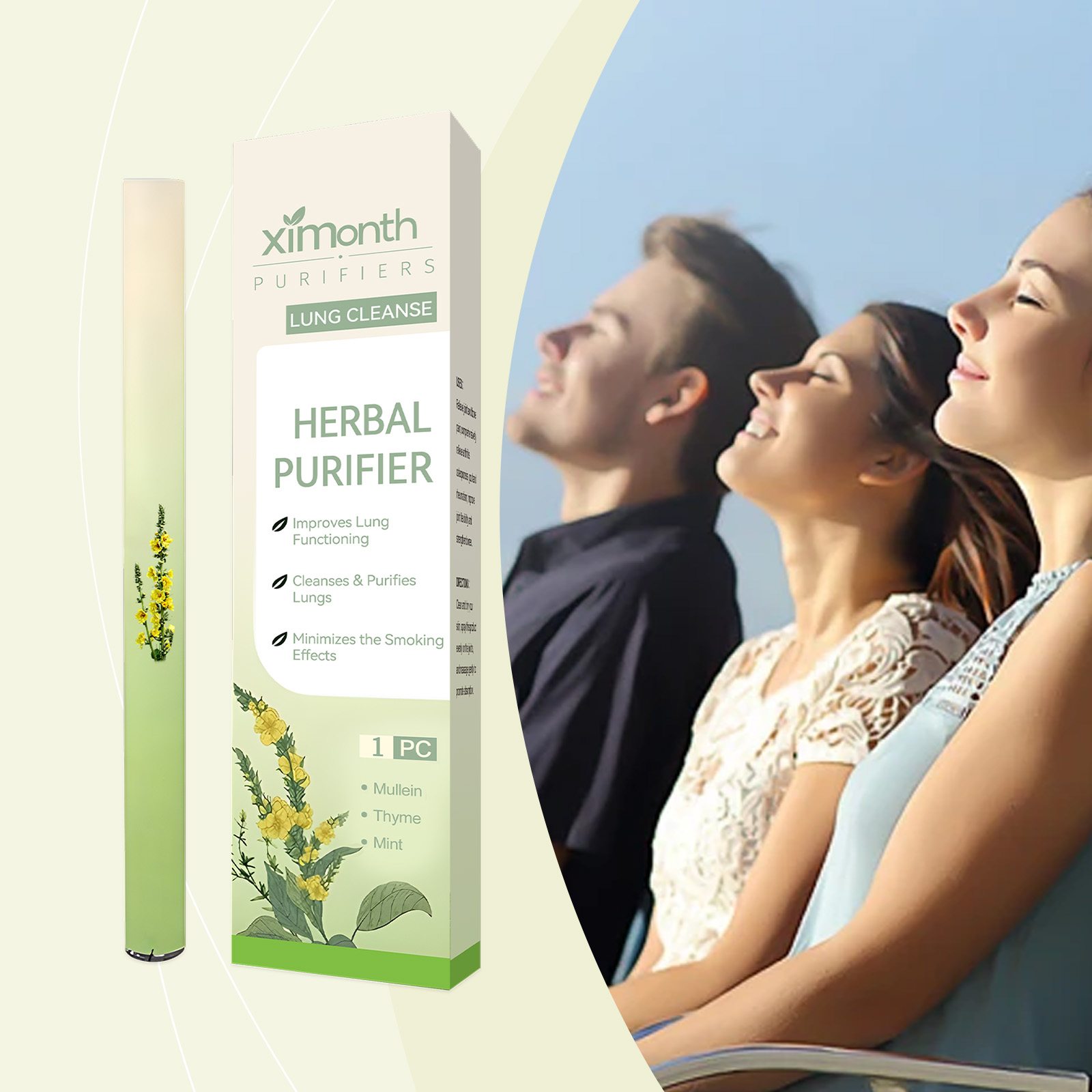 Palo de respiración a base de  - Herbal And Wellness reseña y precio