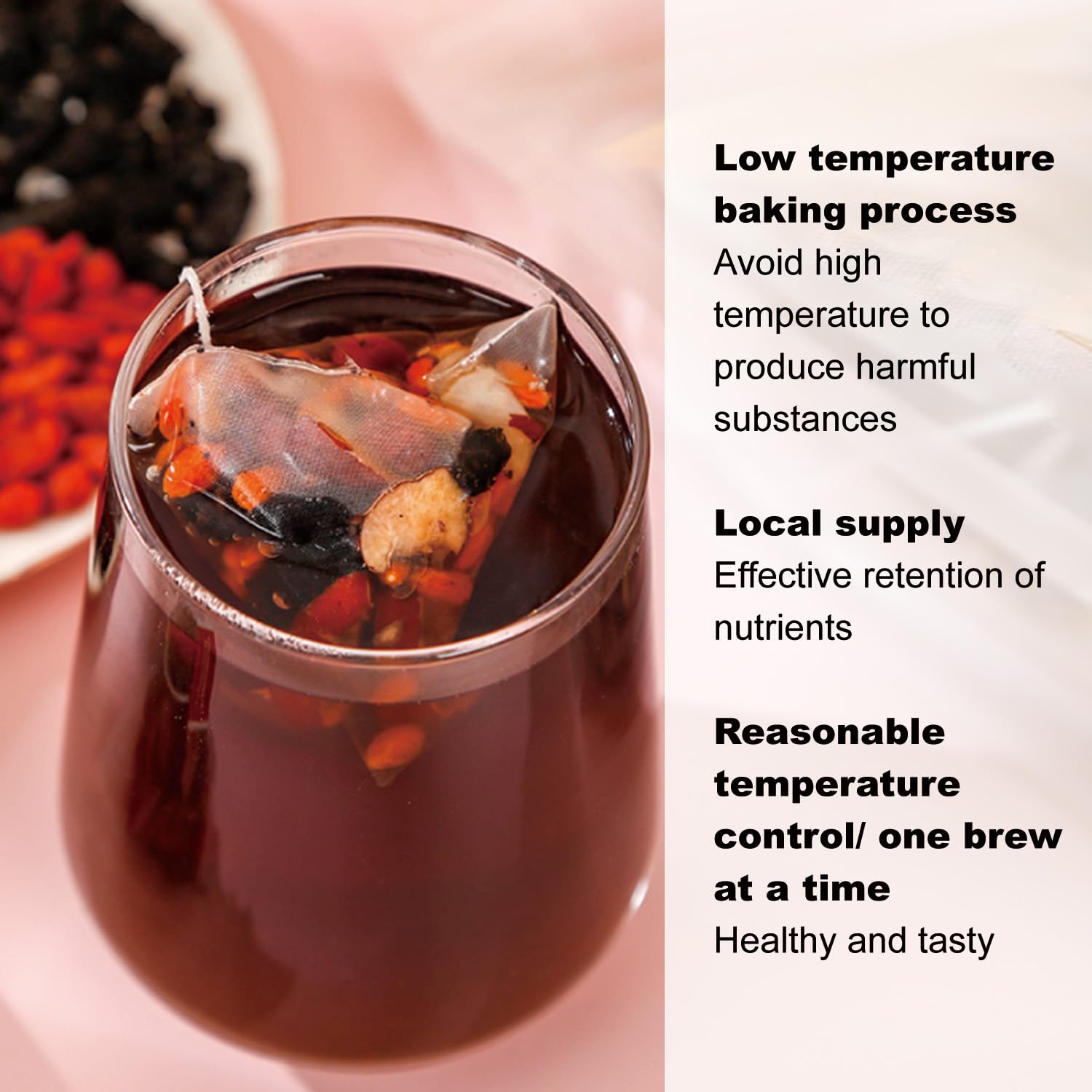 Té de renos de té de Ginseng F - Herbal Wellness Tea reseña y precio